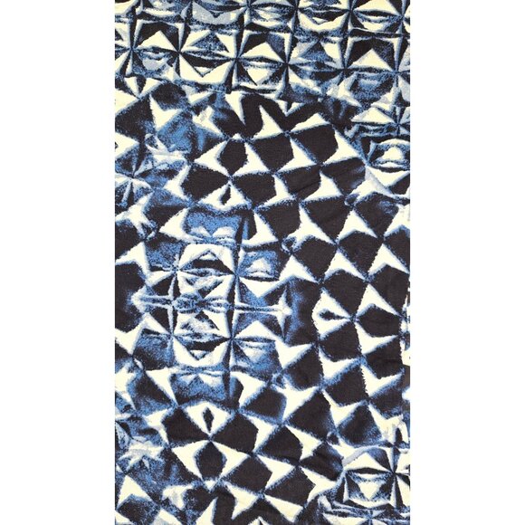 Lucky Brand Blue White Sleeveless Geometric Print Shift Dress XS New with Tags - Picture 6 of 7